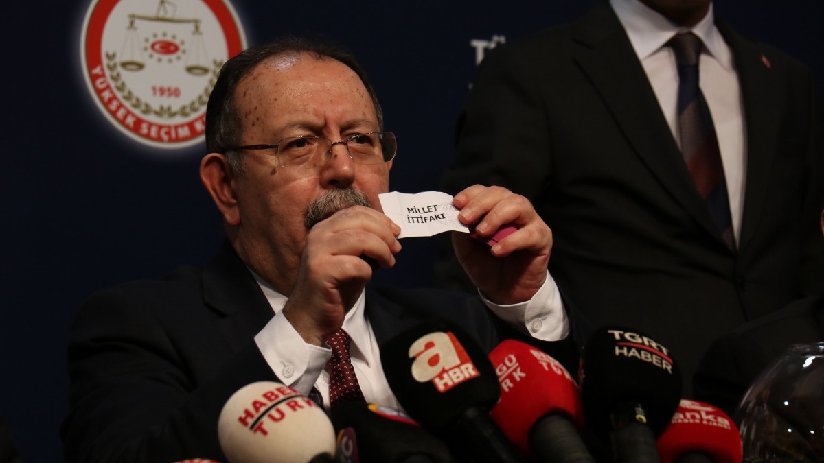Yüksek Seçim Kurulu başkanı Ahmet Yener. Fotoğraf: İHA