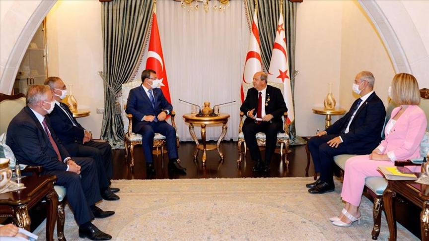 Azerbaycan Milli Meclisinden bir heyet ilk kez KKTC'de resmi temaslarda bulundu.