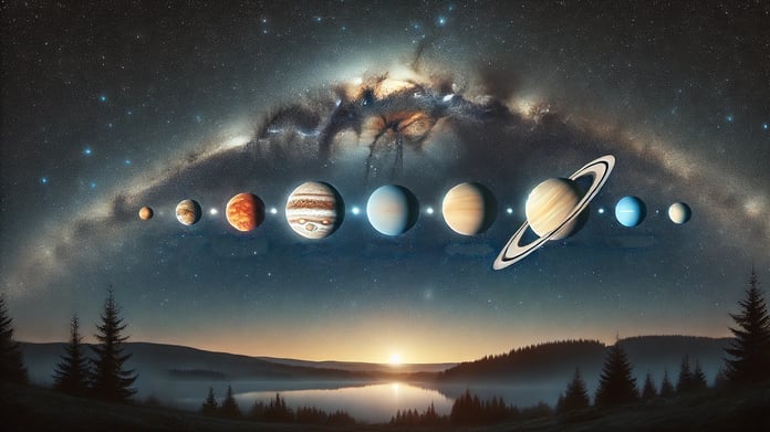 Görülebilecek en ilginç doğa olayı bu akşam: Gezegenler yan yana sıralanıyor!