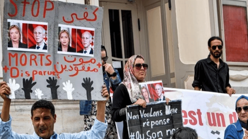 Tunus’ta İtalya Başbakanı Meloni’ye karşı protesto