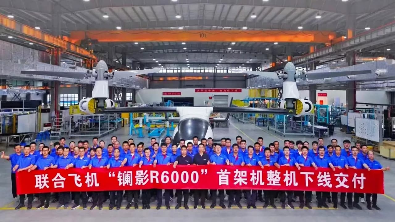 Çin'in büyük Tiltrotor dronu görüntülendi