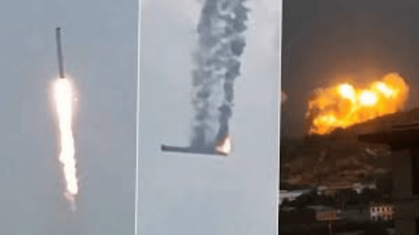 Çin'de yanlışlıkla fırlatılan roket yere çakıldı