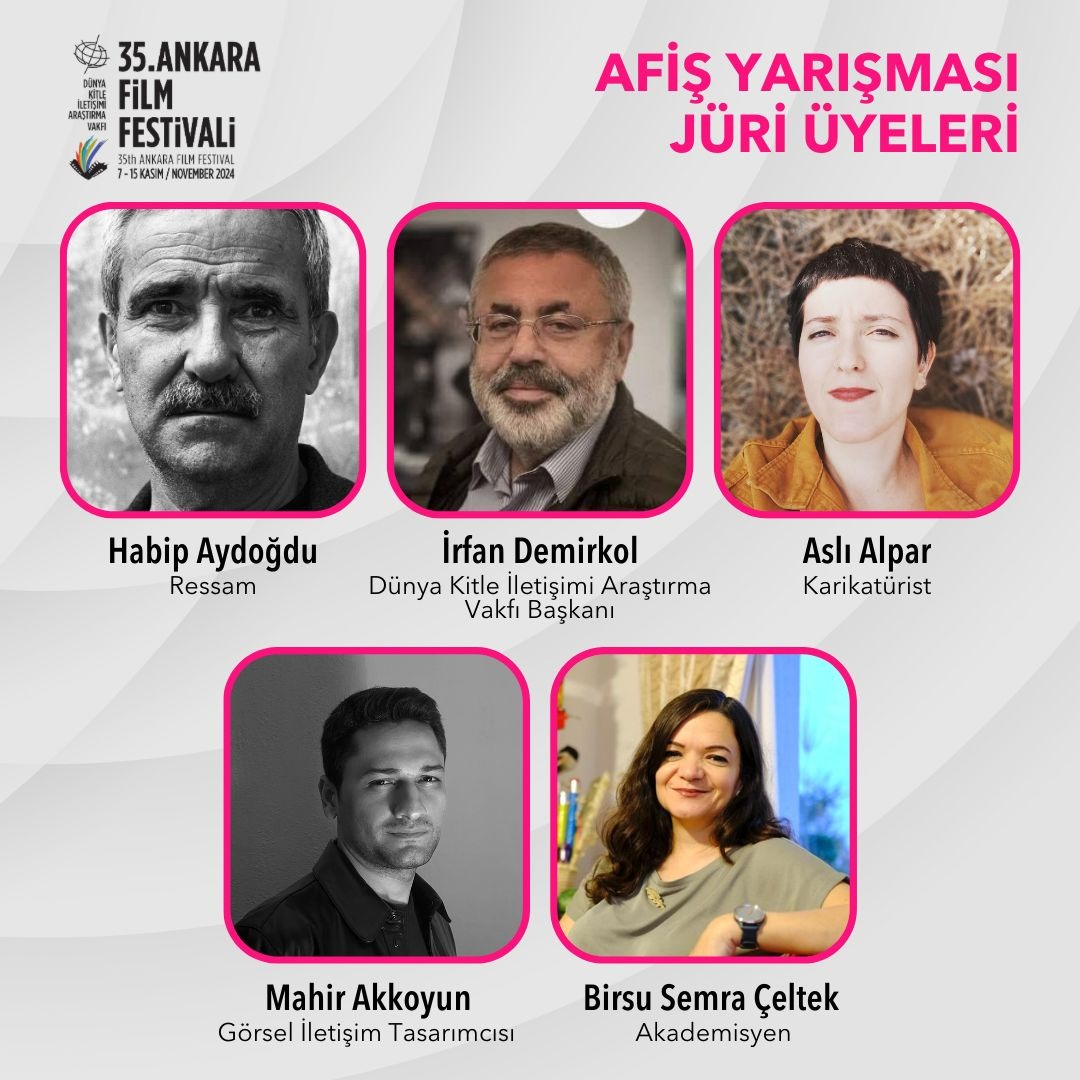 Yarışmaya başvuran afişleri jüri üyeleri değerlendirecek