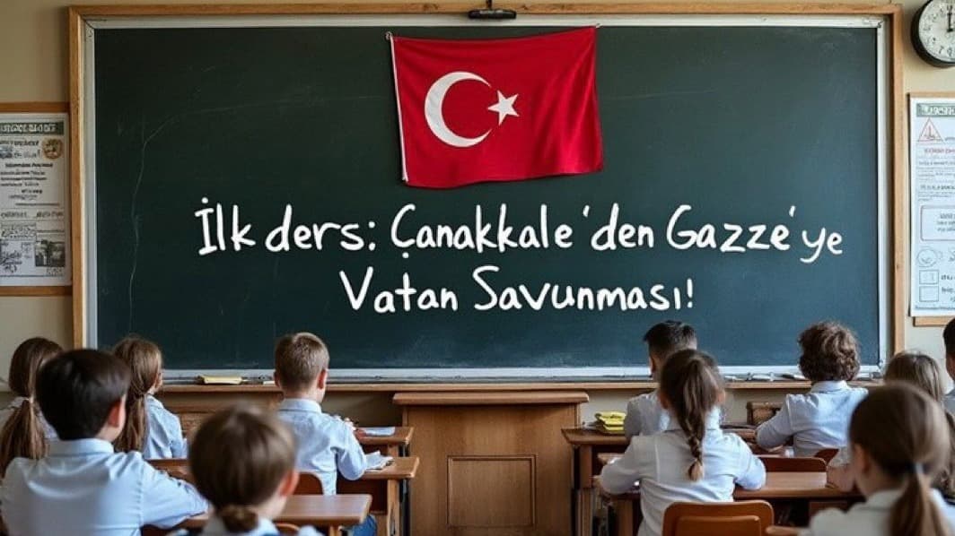 9 Eylül ilk ders: “Çanakkale'den Gazze'ye Vatan Savunması”