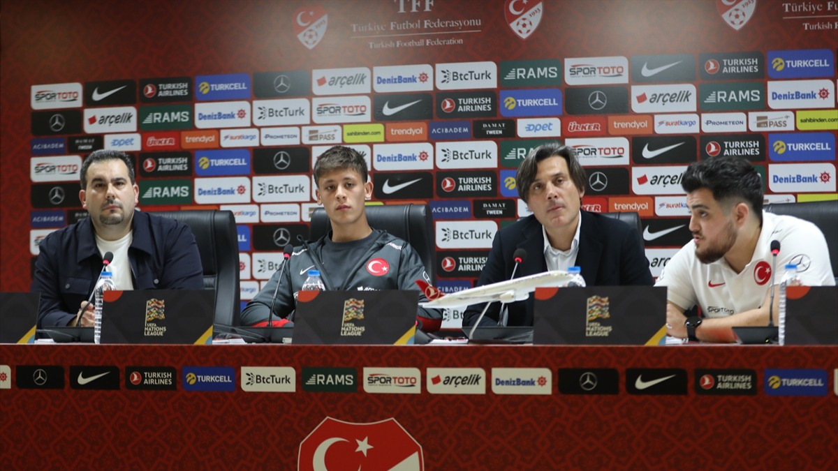 Türkiye - Karadağ maçı basın toplantısı