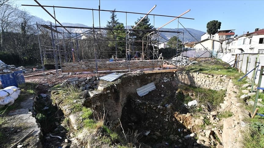 Bursa'da tarihi "Filiboz Mescidi" yeniden inşa ediliyor