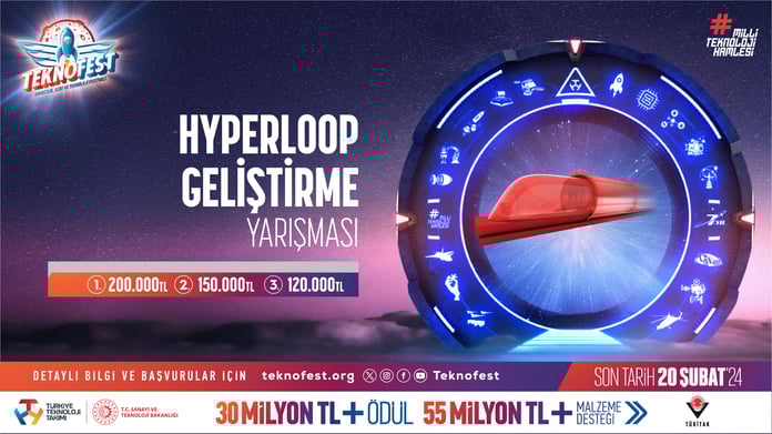 Geleceğin ulaşım teknolojileri Hyperloop Geliştirme Yarışması’nda
