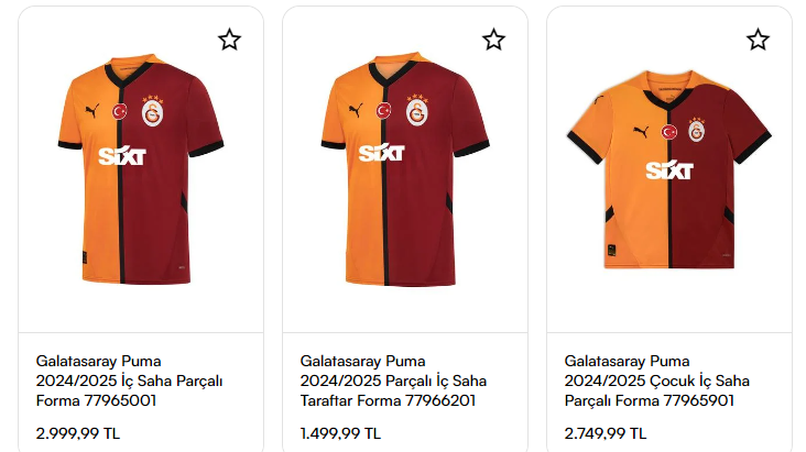 Galatasaray yeni sezon forması Puma