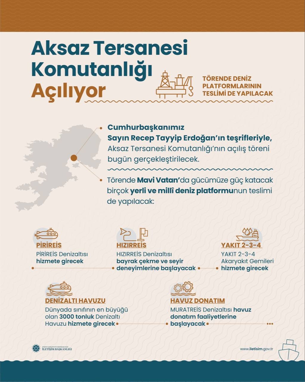 Aksaz Tersanesi Komutanlığı açılıyor