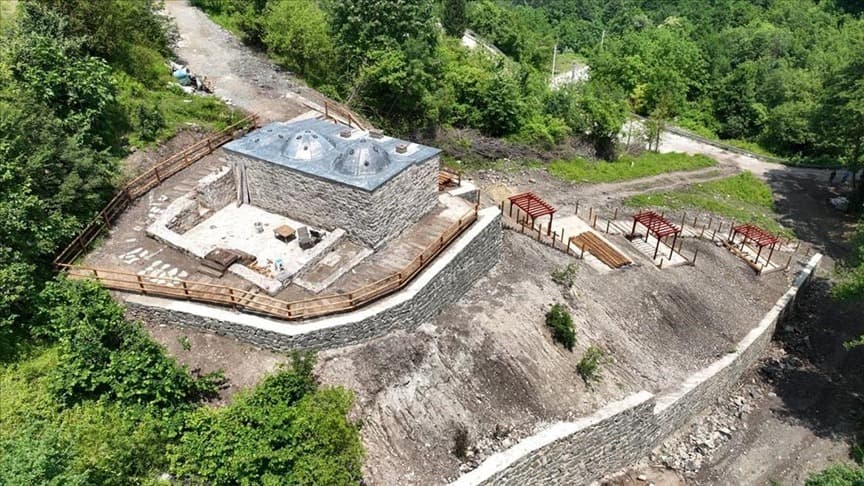 Kocaeli'deki Osmanlı hamamının restorasyonunda sona gelindi