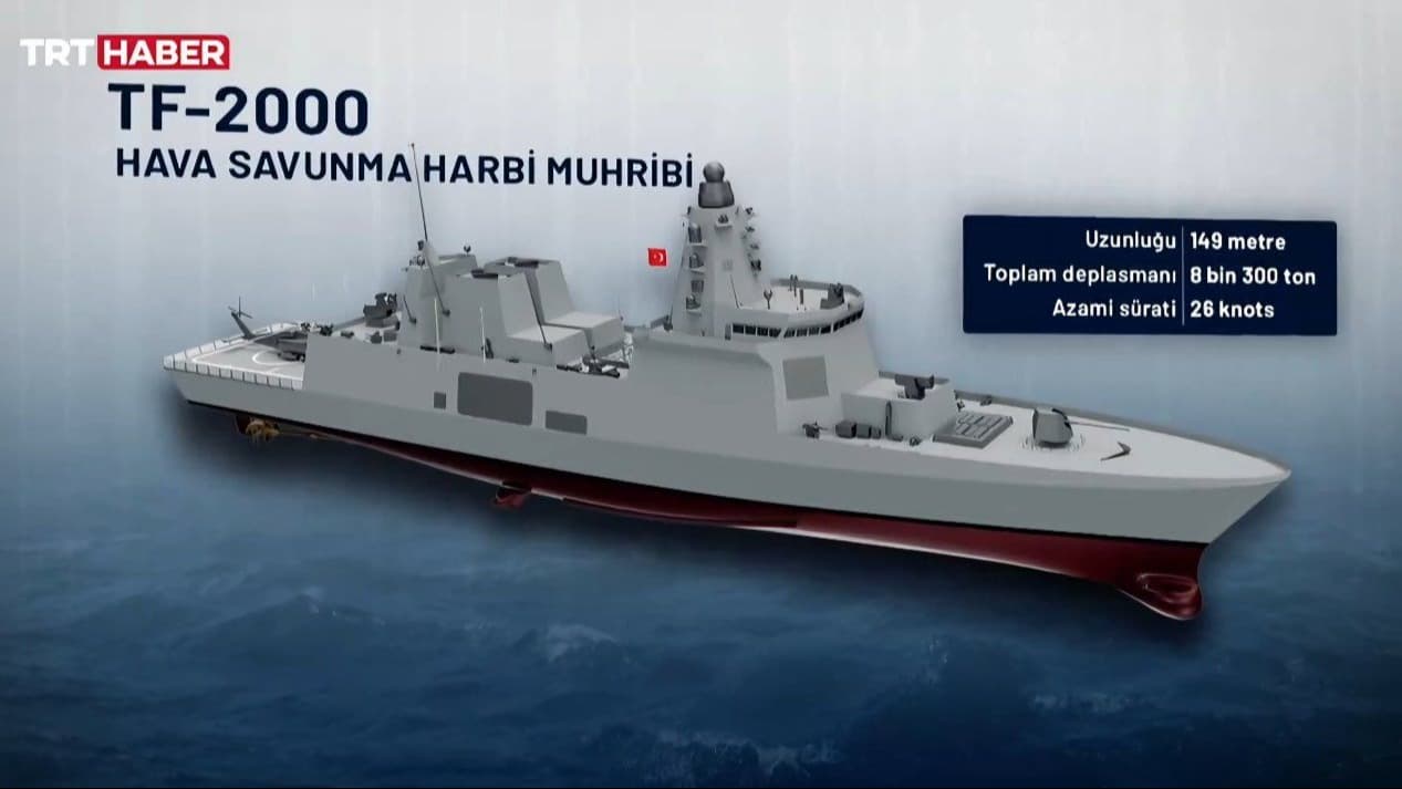 TF-2000 Hava Savunma Muhribinin inşası başlıyor