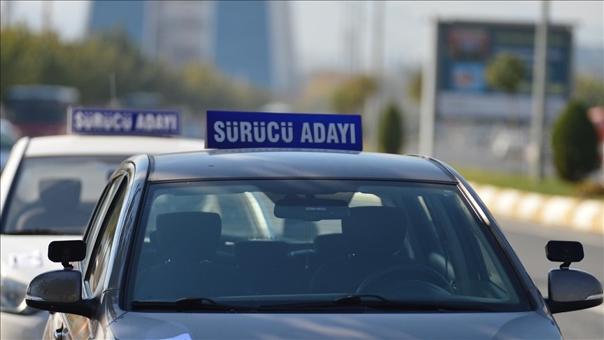 Sürücü adayı. Fotoğraf: AA