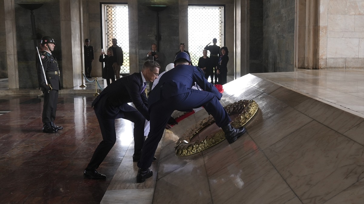 Alexander Stubb Anıtkabir'de.