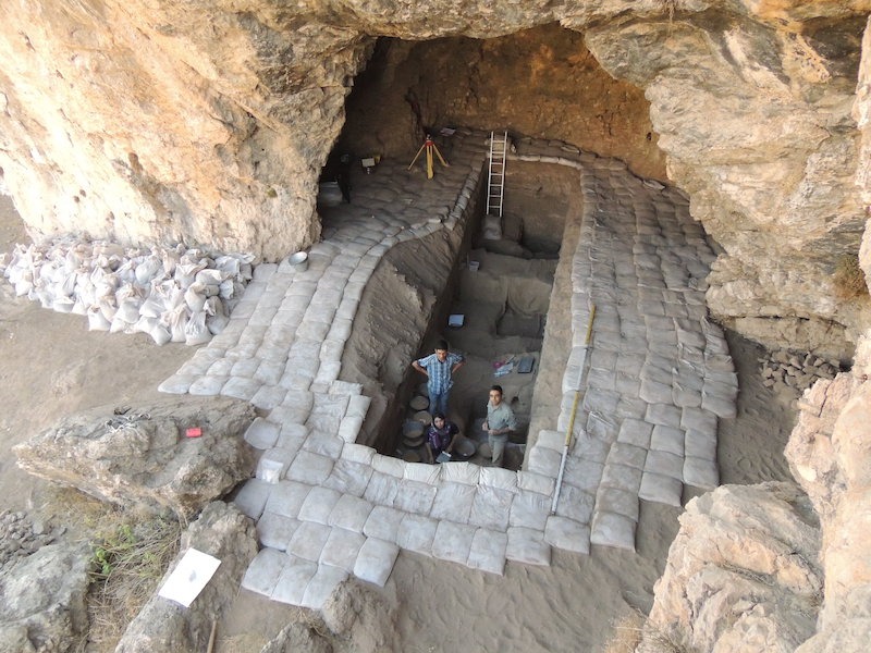 Güney Zagros Dağları’ndaki yaklaşık 81.000 ila 45.000 yıllık kazı alanı.&nbsp;