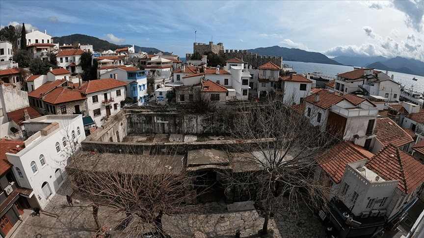 Marmaris'teki Hafsa Sultan Kervansarayı'nın restorasyonu için ilk adım atıldı