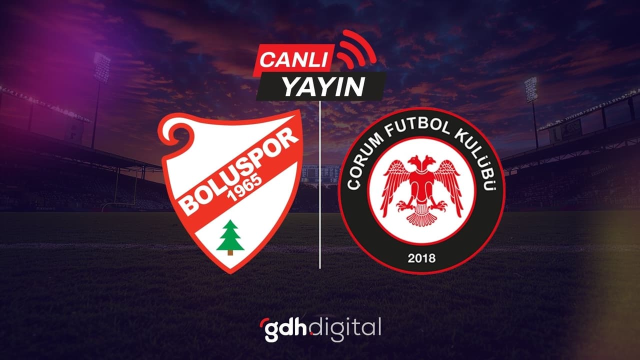 Trendyol 1. Lig'de dev karşılaşmaya saatler kaldı! Boluspor - Çorum FK maçı yayıncı kuruluş belli oldu
