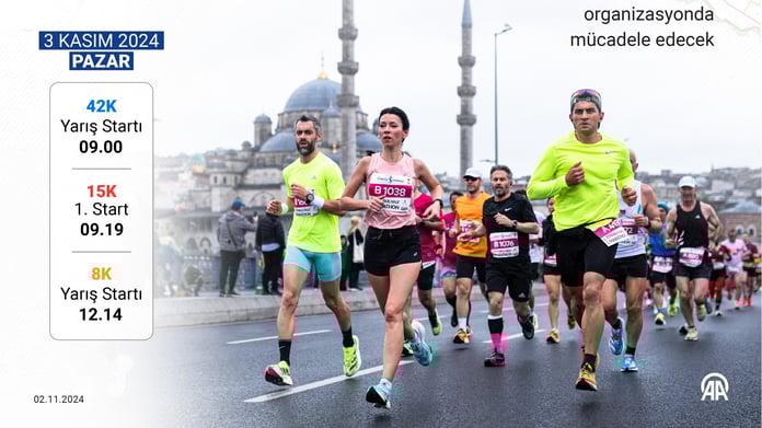46. İstanbul Maratonu başlıyor! İstanbul Maratonu ne zaman, saat kaçta?