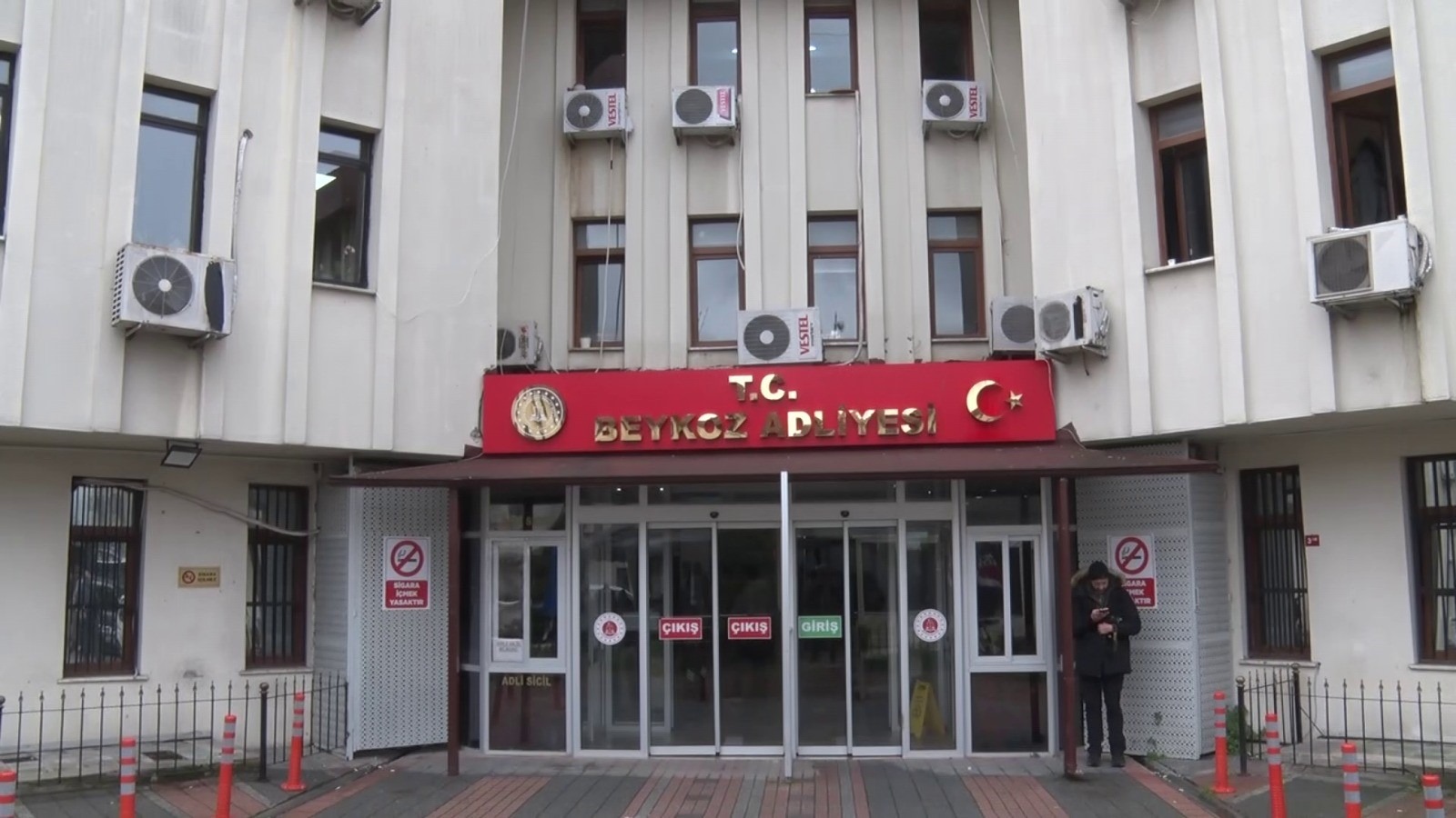 Uğur Dündar, Beykoz Adliyesi'nde dinlendi. Fotoğraf: İHA