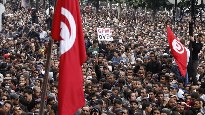 Tunus'ta Cumhurbaşkanı Said'in istifasını isteniyor