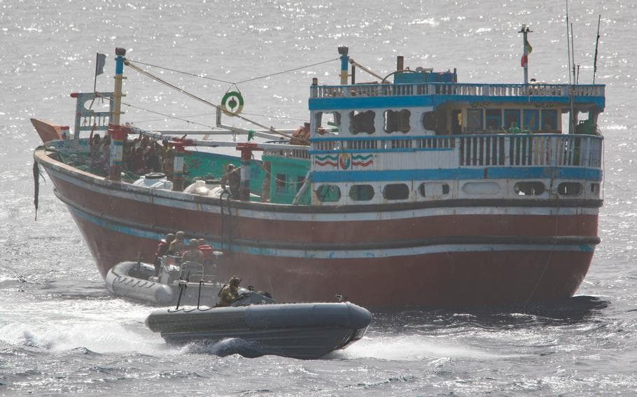 Yemen'de İran'a ait uyuşturucu taşıyan gemiye el konuldu