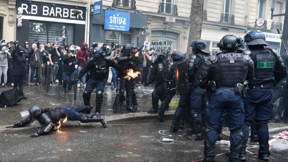 Fransa'da Emeklilik Reformuna Karşı 14. Protesto