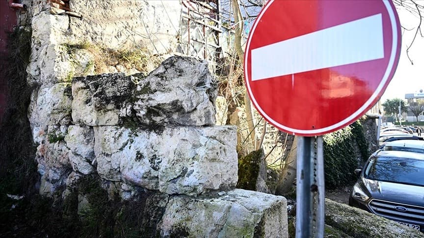 Edirne'deki Roma sur kalıntıları acil müdahale bekliyor