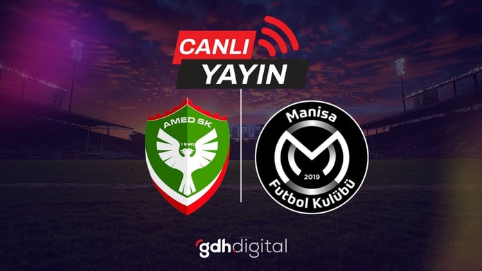 Trendyol 1. Lig'de dev karşılaşmaya saatler kaldı! Amedspor - Manisa FK maçı hangi kanalda yayınlanacağı belli oldu