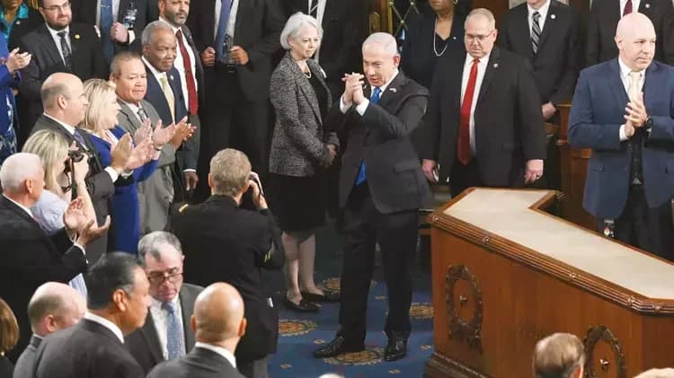 Netanyahu'nun ABD Kongresi'nde ayakta alkışlanmasına Türkiye'den peş peşe tepkiler