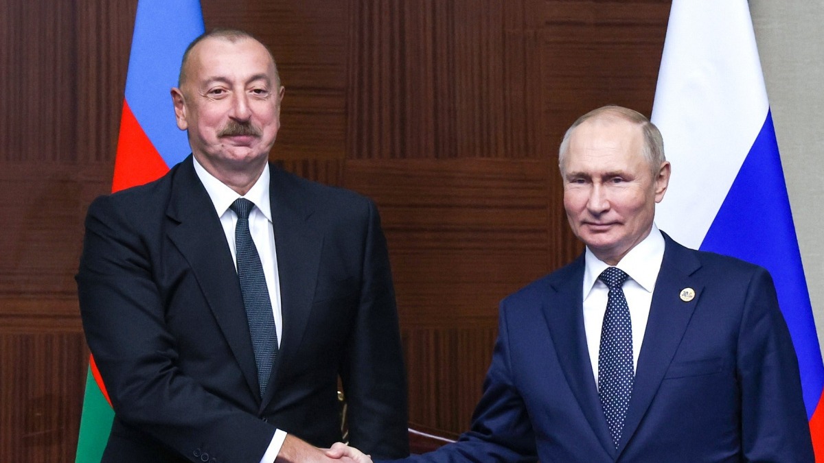 Aliyev ve Putin. Fotoğraf: İHA