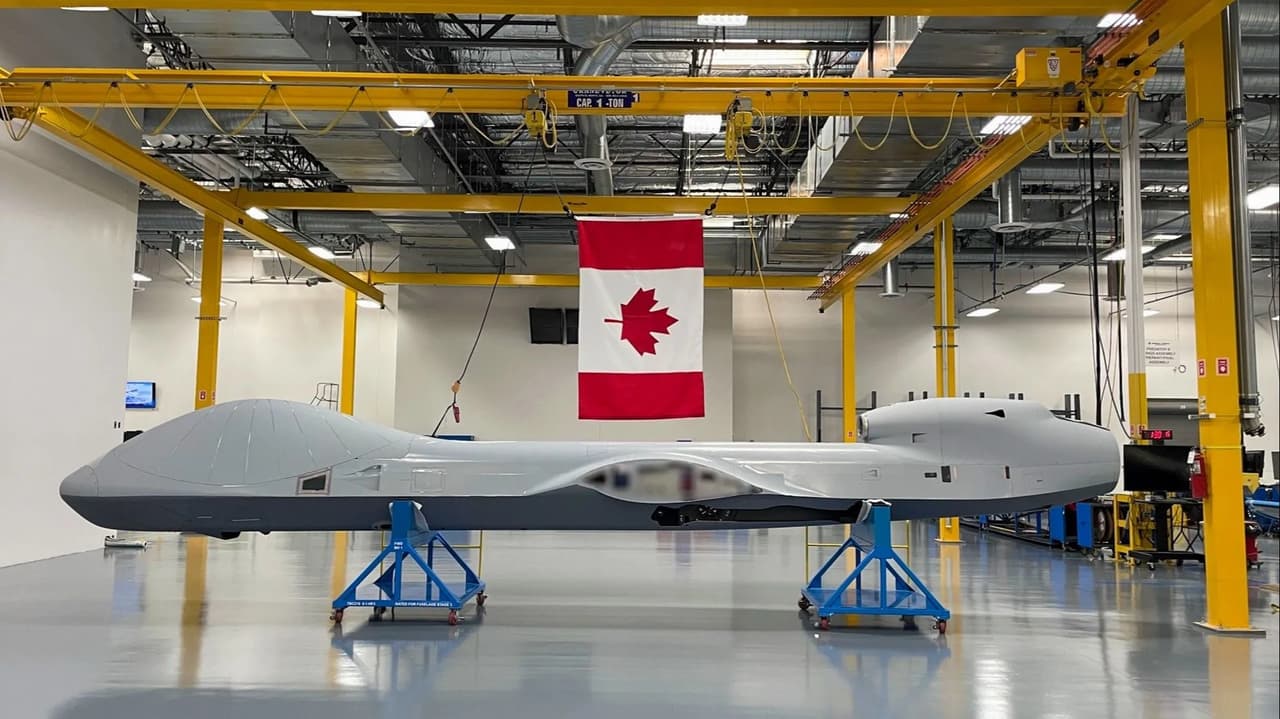 Kanada'nın ilk MQ-9B insansız hava araçları üretime başladı