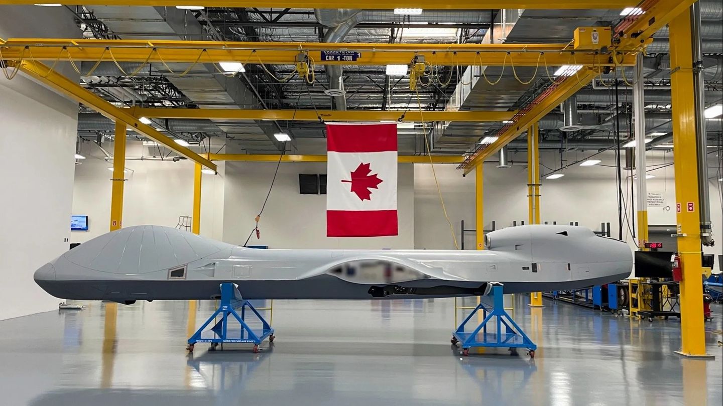 Kanada'nın ilk MQ-9B insansız hava araçları üretime başladı