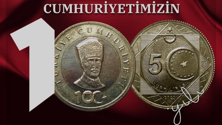 Cumhuriyet'in 100. Yılı Hatıra 5 TL