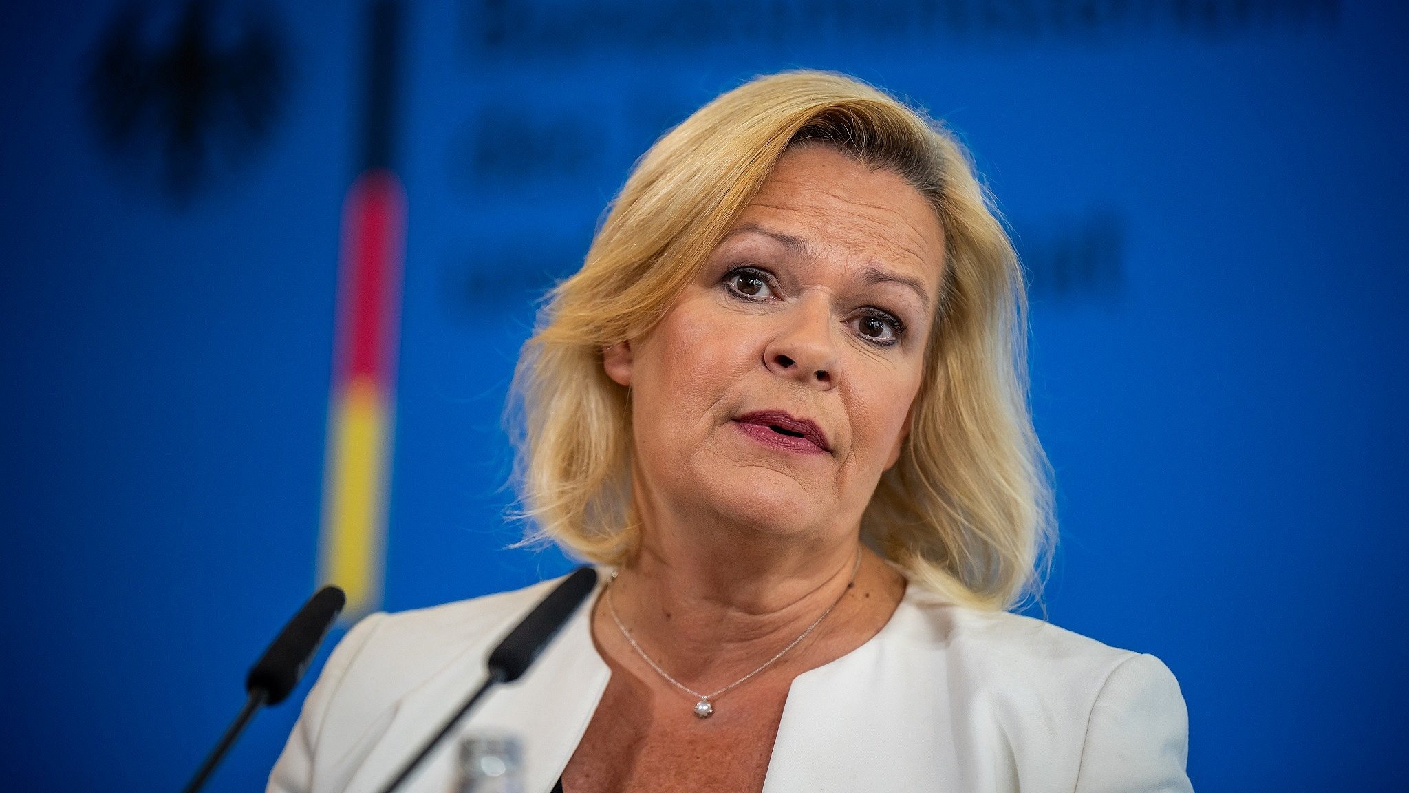 Almanya İçişleri Bakanı Nancy Faeser (Michael Kappeler/alliance/dpa)