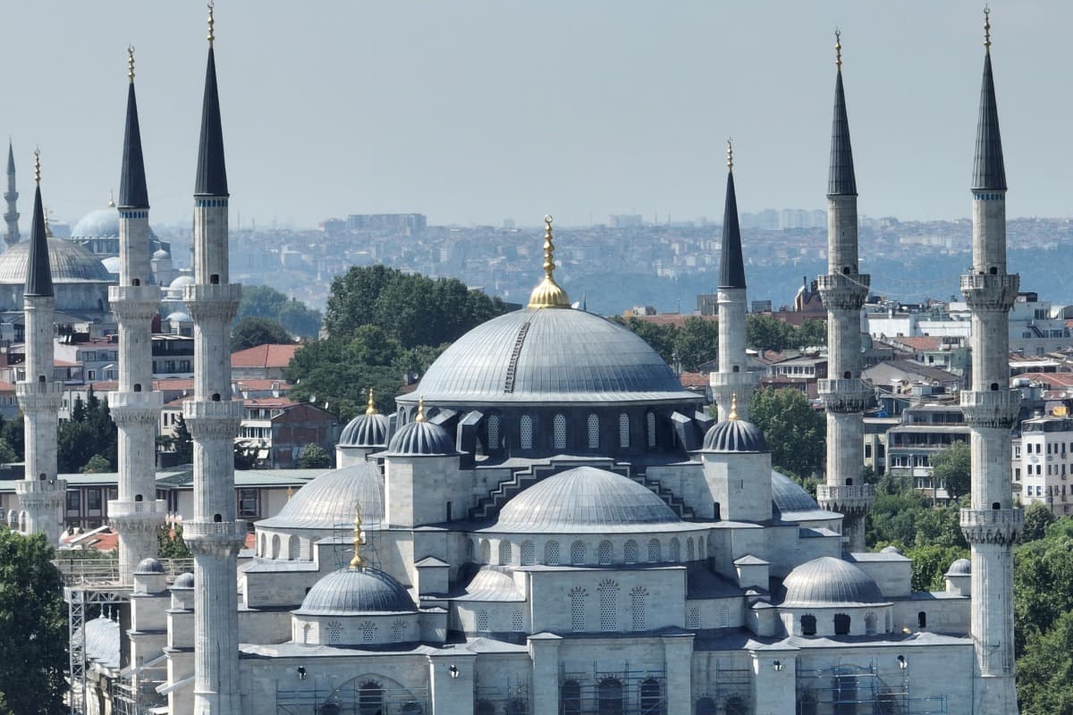 Sultanahmet Camii'nde restorasyon tamamlandı
