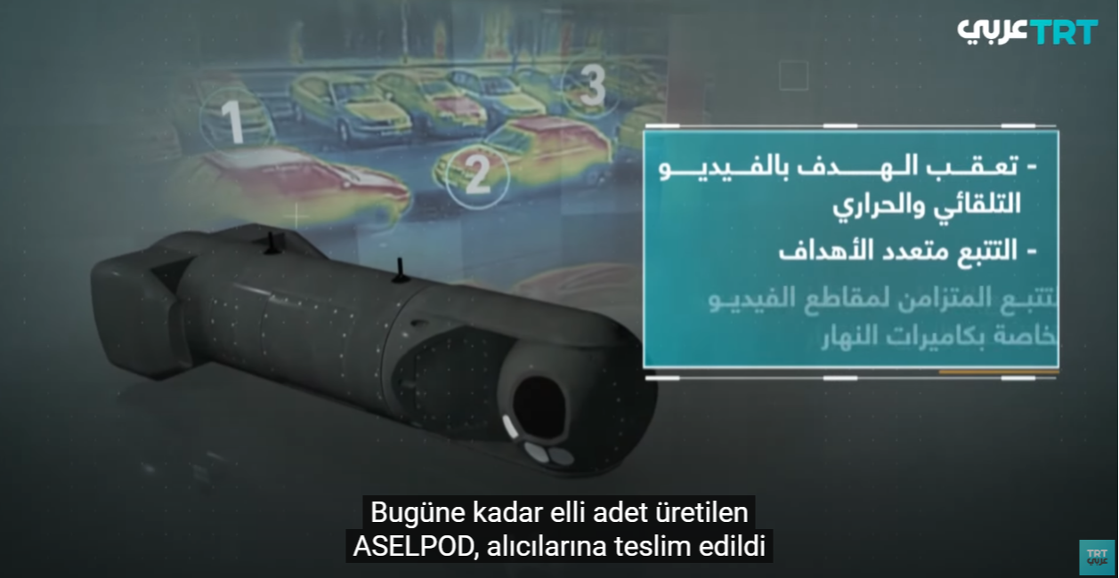 15 Eylül 2023 tarihinde TRT Arabi’de yayınlanan savunma sanayii programında konu ile ilgili Aselsan yetkilisinden aktarılan bilgi.