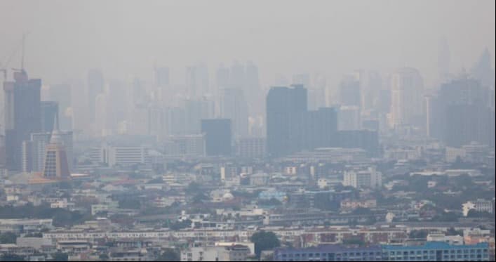 Tayland'da artan hava kirliliği sonrası 101 okul tatil edildi