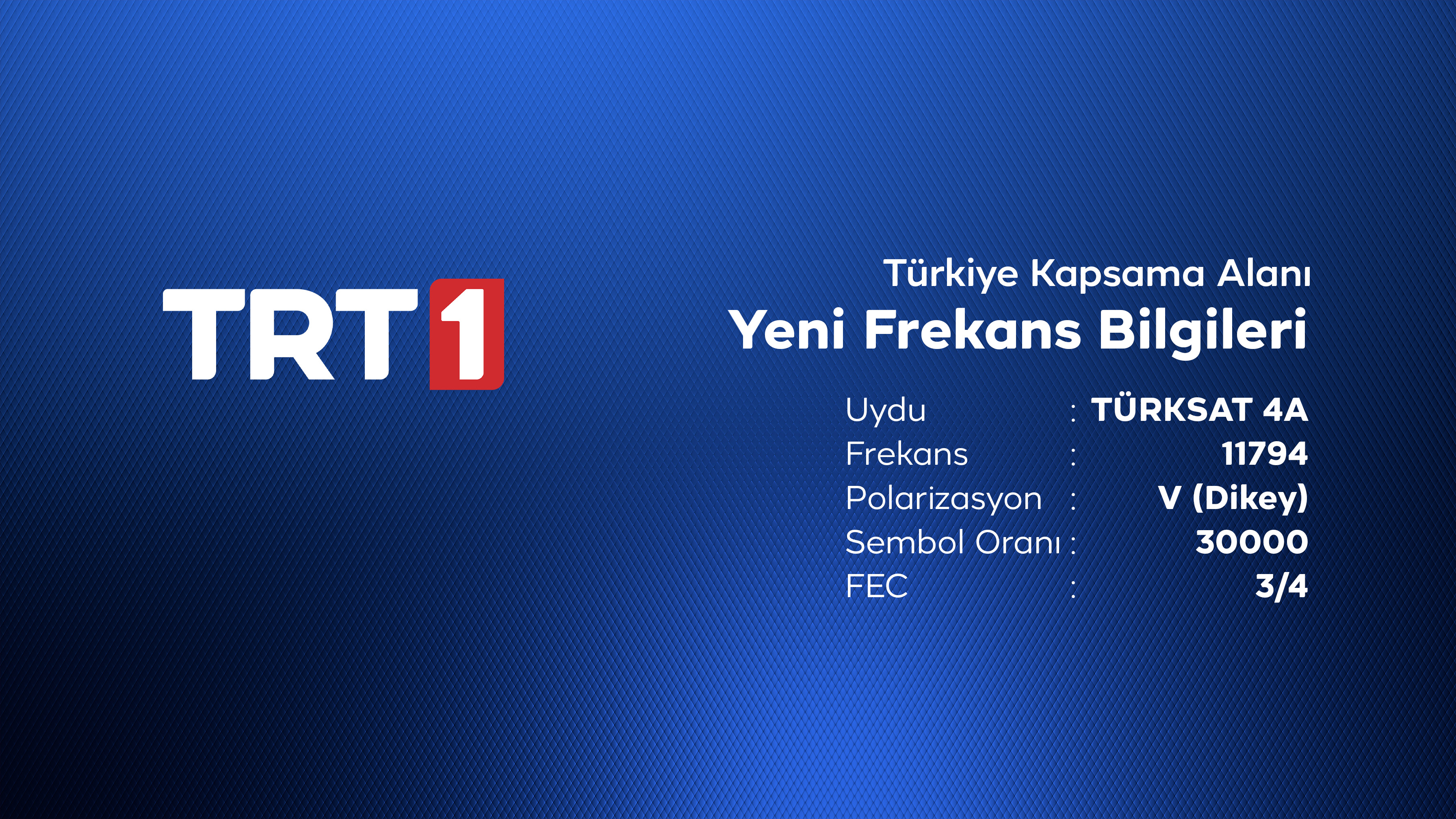 Vestel TRT 1 frekans ayarlama EURO 2024