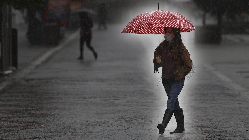 Yağışlı hava. Fotoğraf: AA