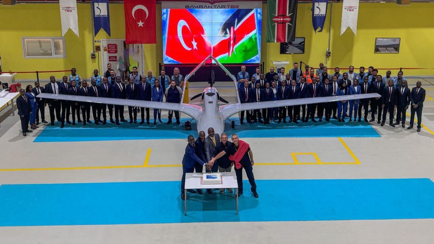 Kenya, altı adet Bayraktar TB2 teslim aldı