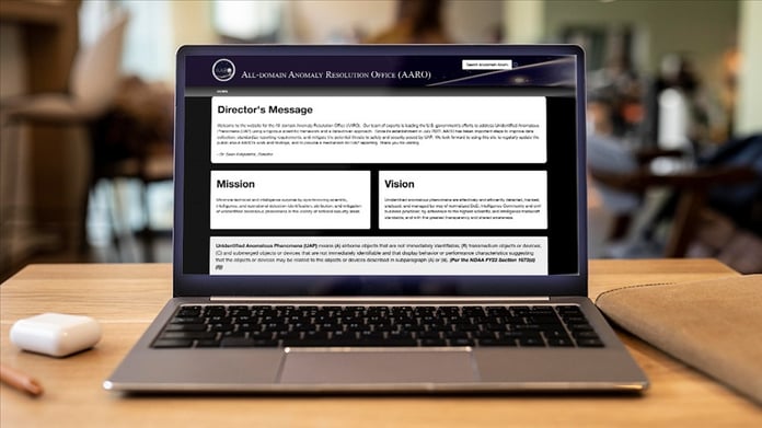 ABD Savunma Bakanlığı'ndan UFO sitesi: Gizliliği kaldırılmış belgelere erişilebilecek