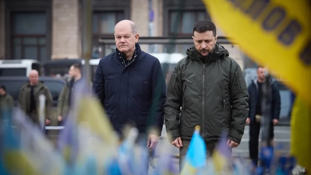 Almanya Başbakanı Scholz, Ukrayna'ya desteklerini sürdüreceklerini yineledi