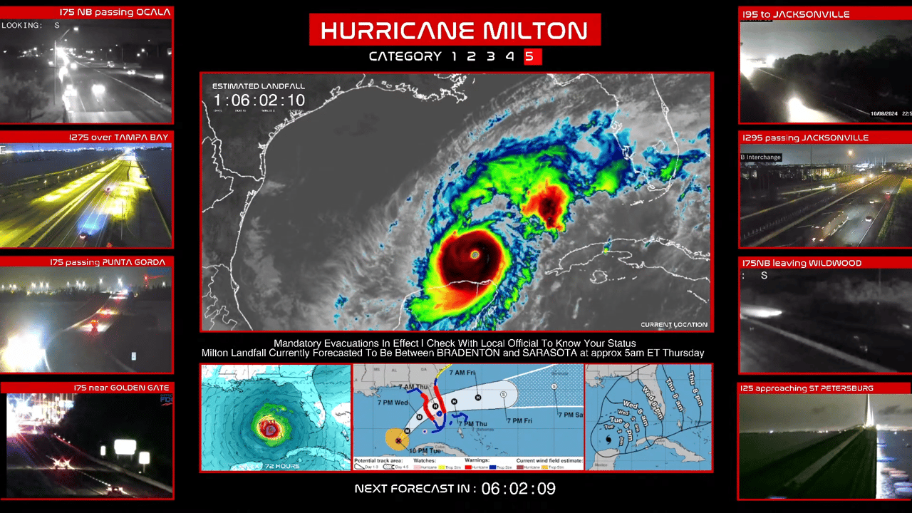 Florida'ya doğru ilerliyor! 100 yılın en şiddetli fırtınası: Milton Kasırgası