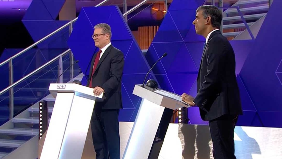 İngiltere seçimleri: Sunak ve Starmer son TV tartışmasında karşılaştı