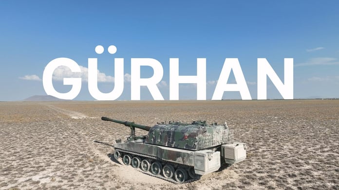 155mm kundağı motorlu hibrit obüs GÜRHAN hazır