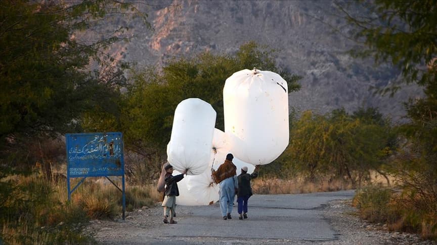 Tarladan eve poşetle doğal gaz