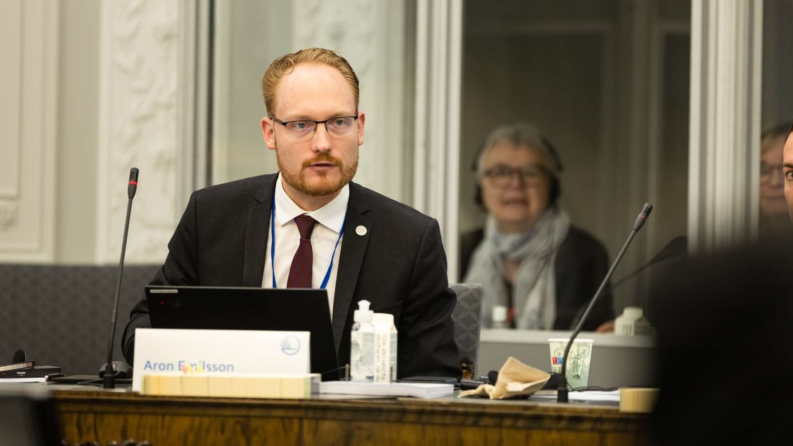 İsveç Parlamentosu Dış İlişkiler Komitesi Başkanı Aron Emilsson