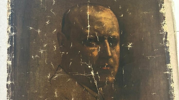 Türkiye'de satılacak: Lazar Binenbaum'un "Mussolini" tablosu müzayedede