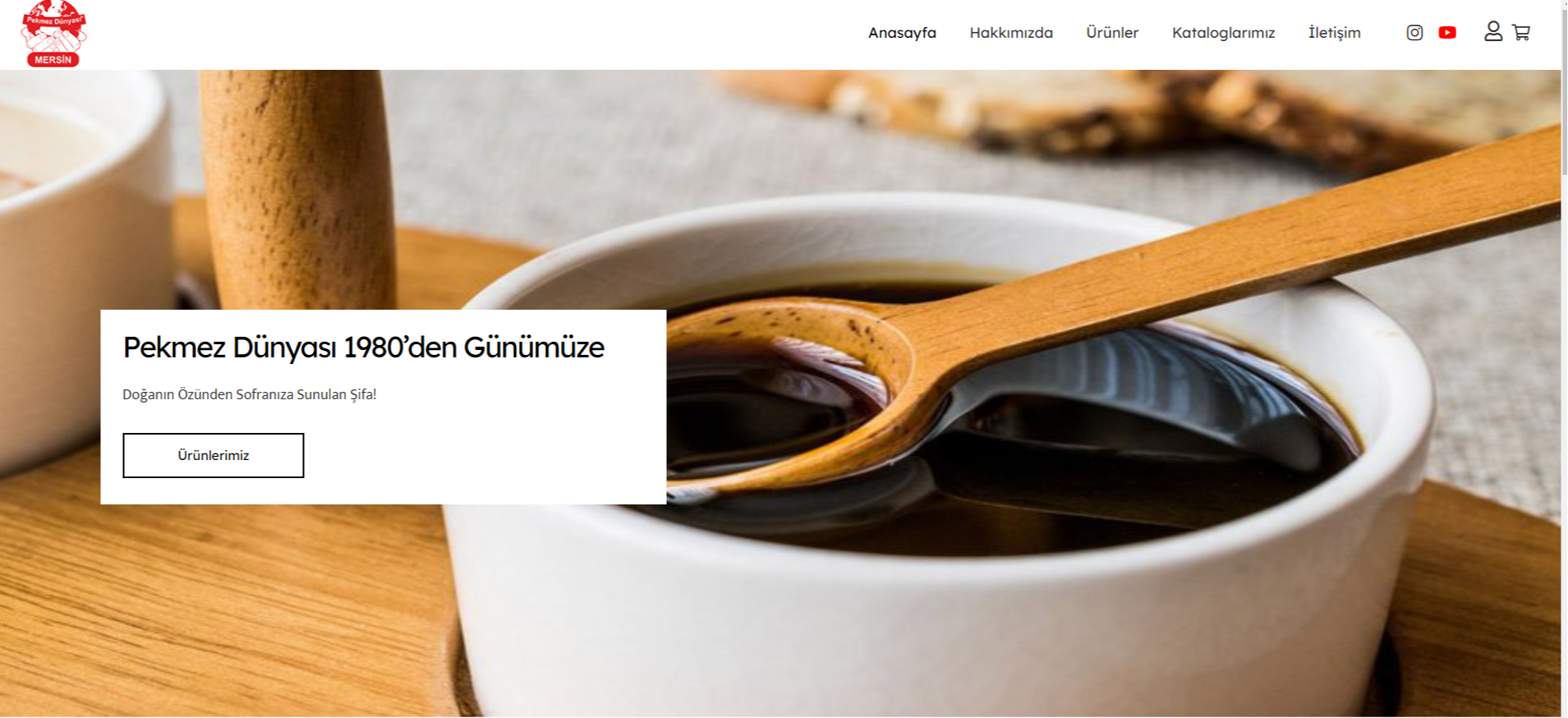 Pekmez Dünyası internet sitesi