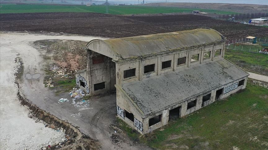 Edirne'deki en eski muharip balon hangarı restore edilecek