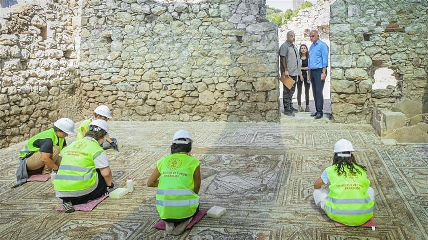 Olimpos Antik Kenti'nde yeni buluntulara ulaşıldı